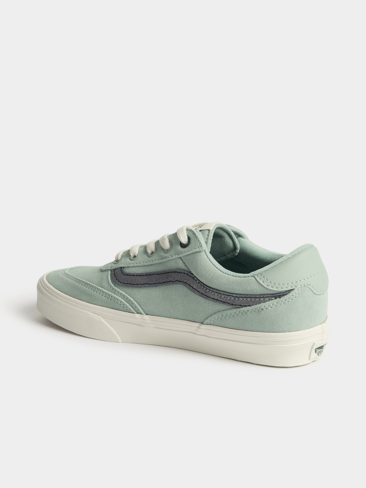 Vans Women&#39;s Brooklyn Olive Green/Grey Canvas Sneakers - Comfortable Skate Style