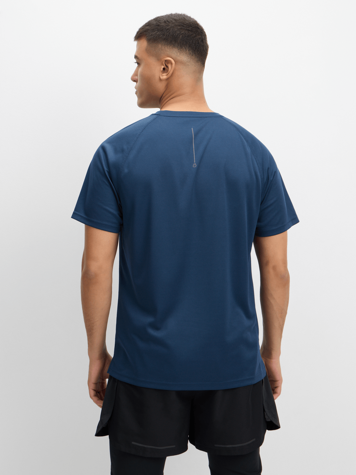 TS Men&#39;s Legacy Navy Performance Tee - Moisture-Wicking, UV Protection, Reflective