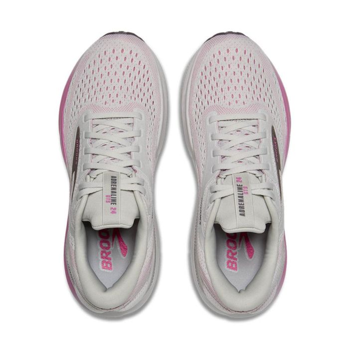 Brooks Adrenaline GTS 24 Oyster/Excalibur/Pink