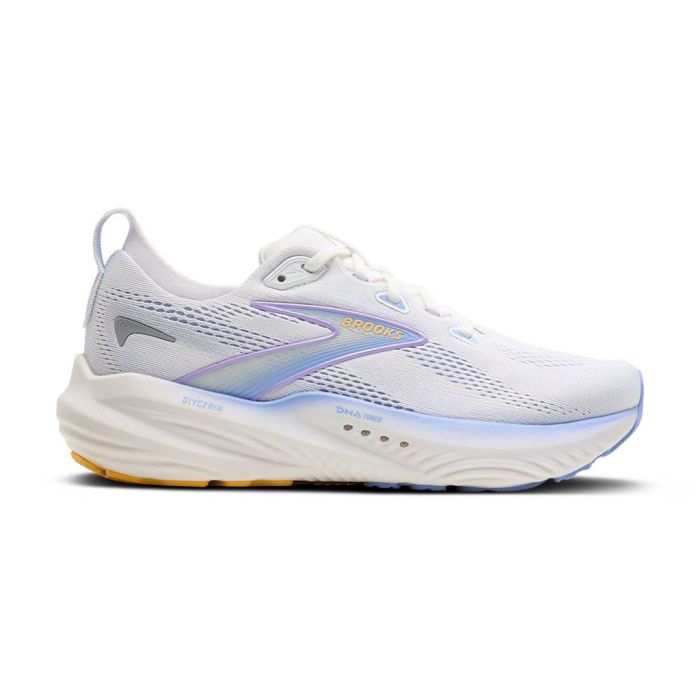 Brooks Glycerin 22 White/Blue Heron/Apricot