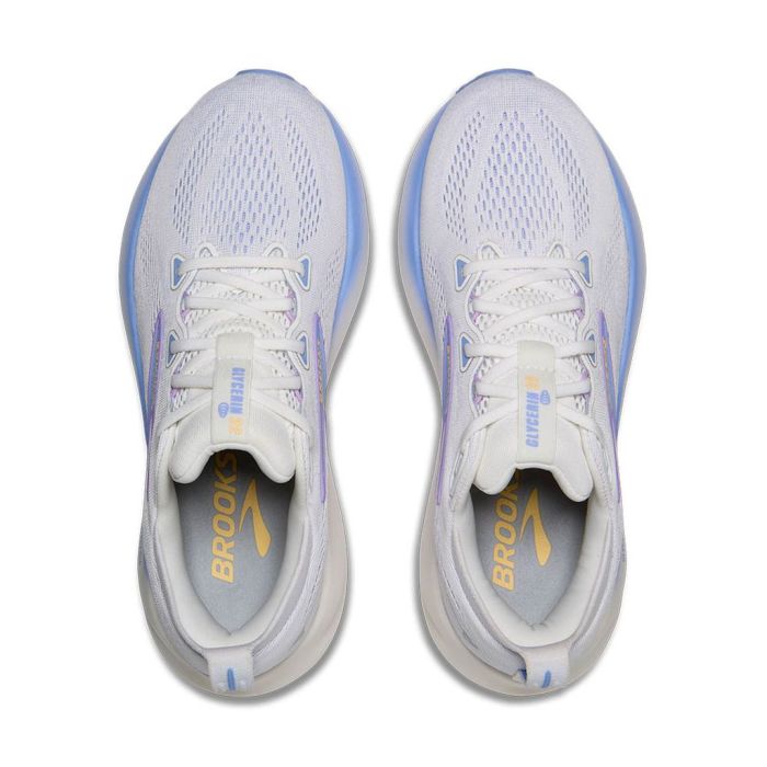 Brooks Glycerin 22 White/Blue Heron/Apricot
