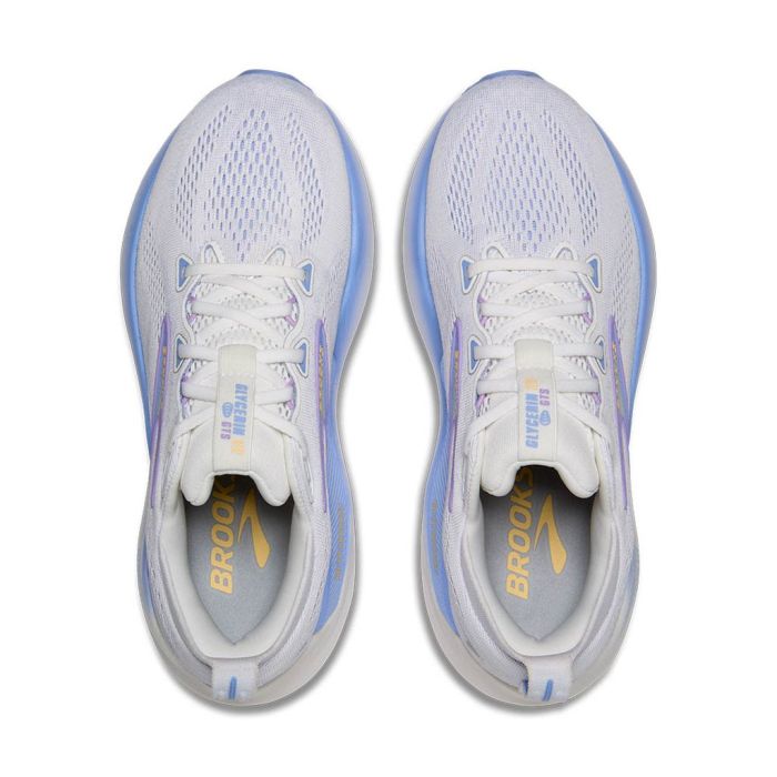 Brooks Glycerin Gts 22 White/Blue Heron/Apricot