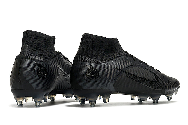 Mercurial Superfly 14 Elite FG Black Metal Studs