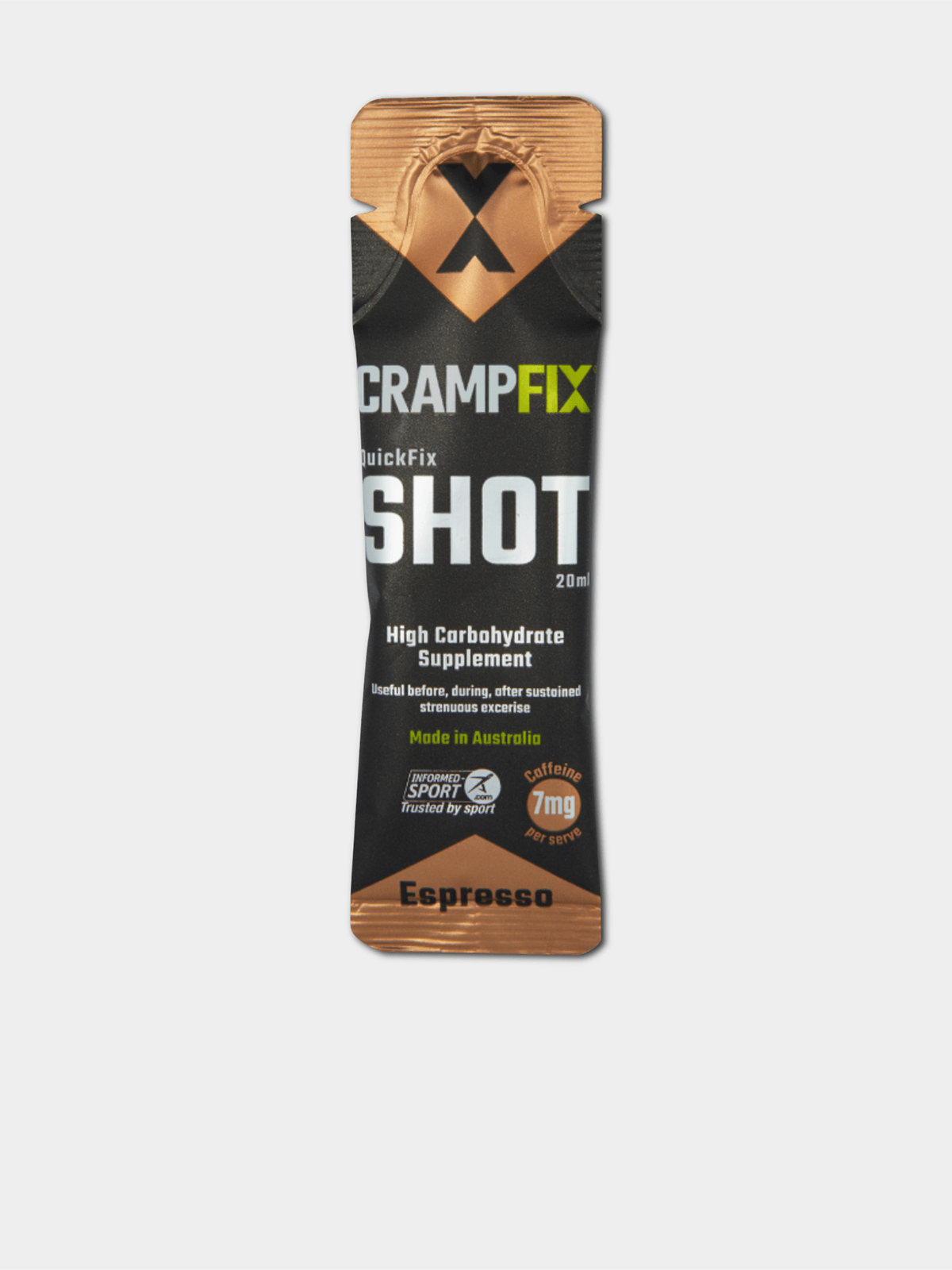 Fixx CrampFIX Rapid Muscle Cramp Relief Espresso Shot for Athletes, Portable 20ml