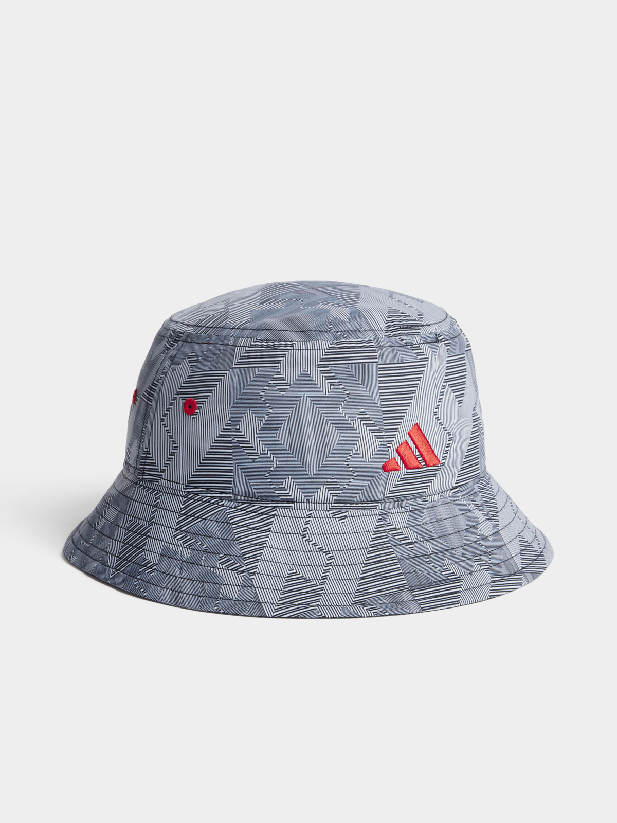adidas Orlando Pirates Grey &amp; White Stylish Fan Bucket Hat - Comfortable Sun Protection