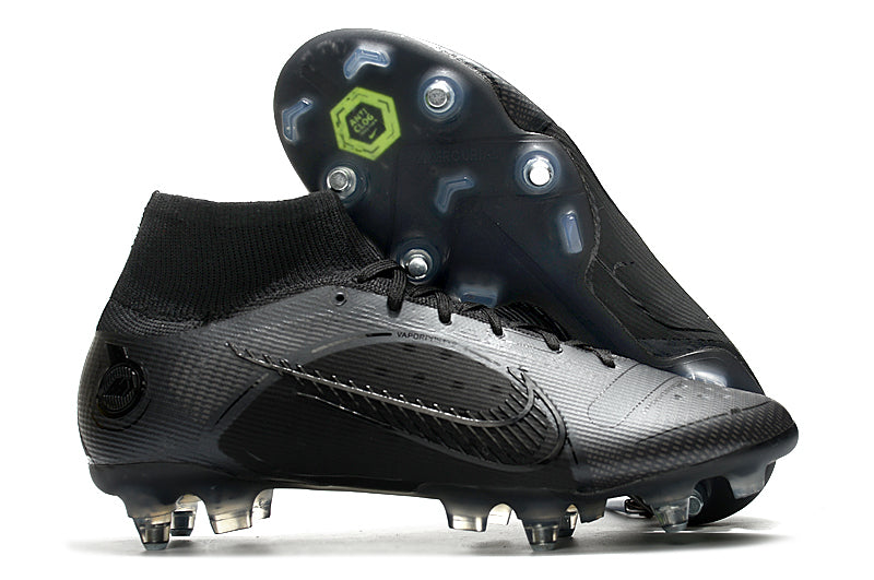 Mercurial Superfly 14 Elite FG Black Metal Studs