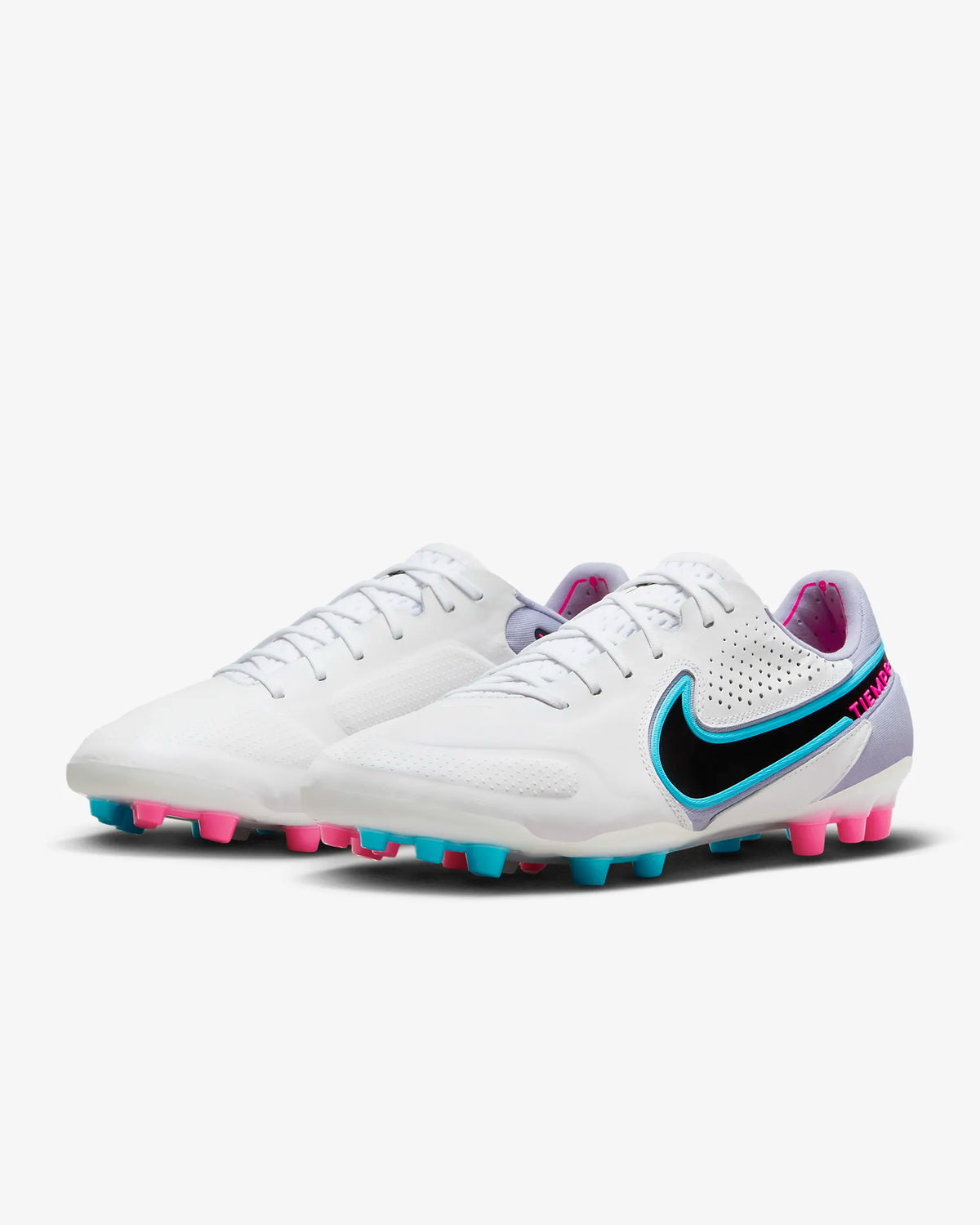 Tiempo Legend 9 Elite FG White/Baltic Blue/Pink Blast/Black