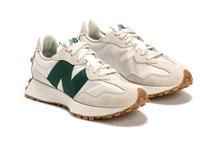 NEW BALANCE 327 WHITE/GREEN