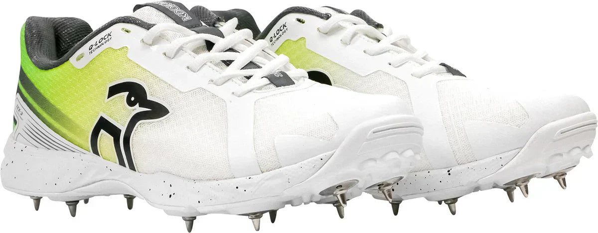Kookaburra Pro 2.0 Cricket Spikes Lime