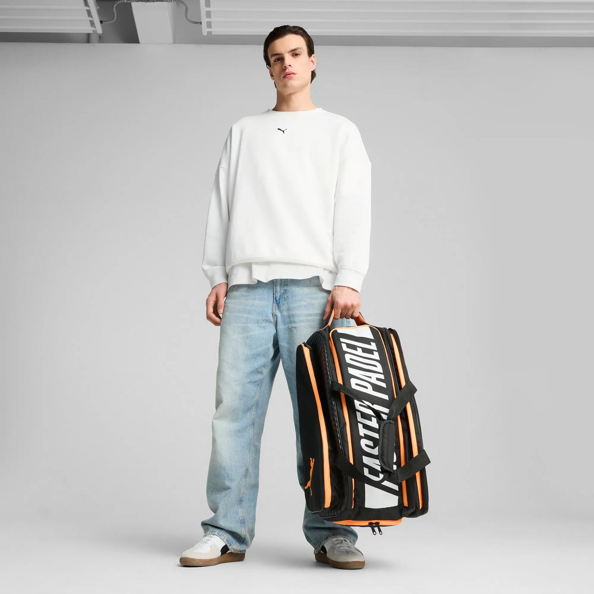 Puma NOVA ELITE Padel Bag Black/White-Heat Fire