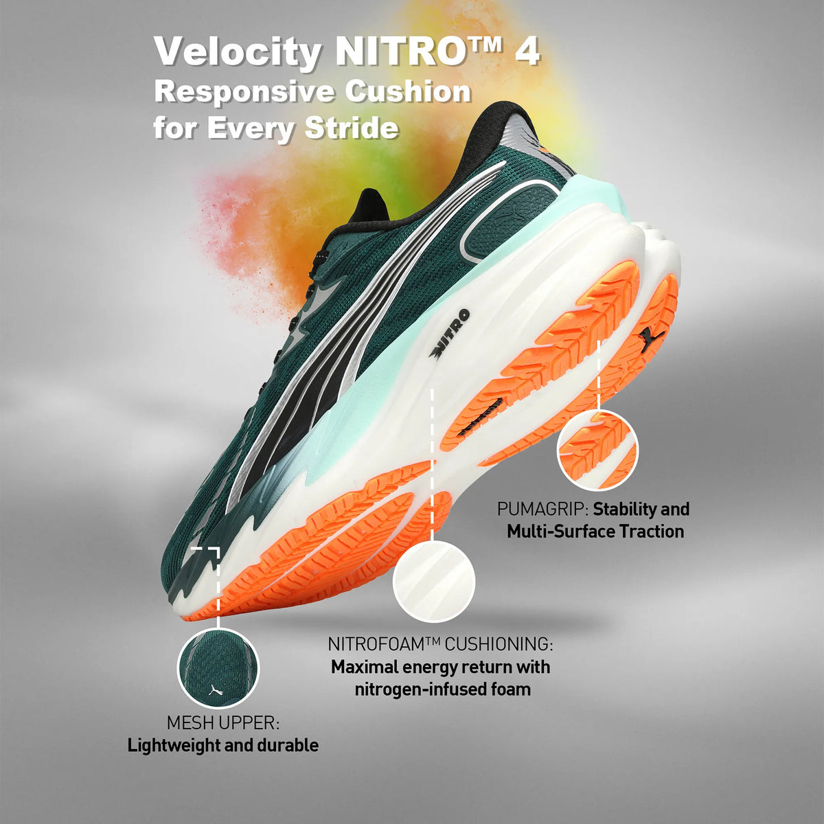 Puma Velocity NITRO™ 4 Green Terrain