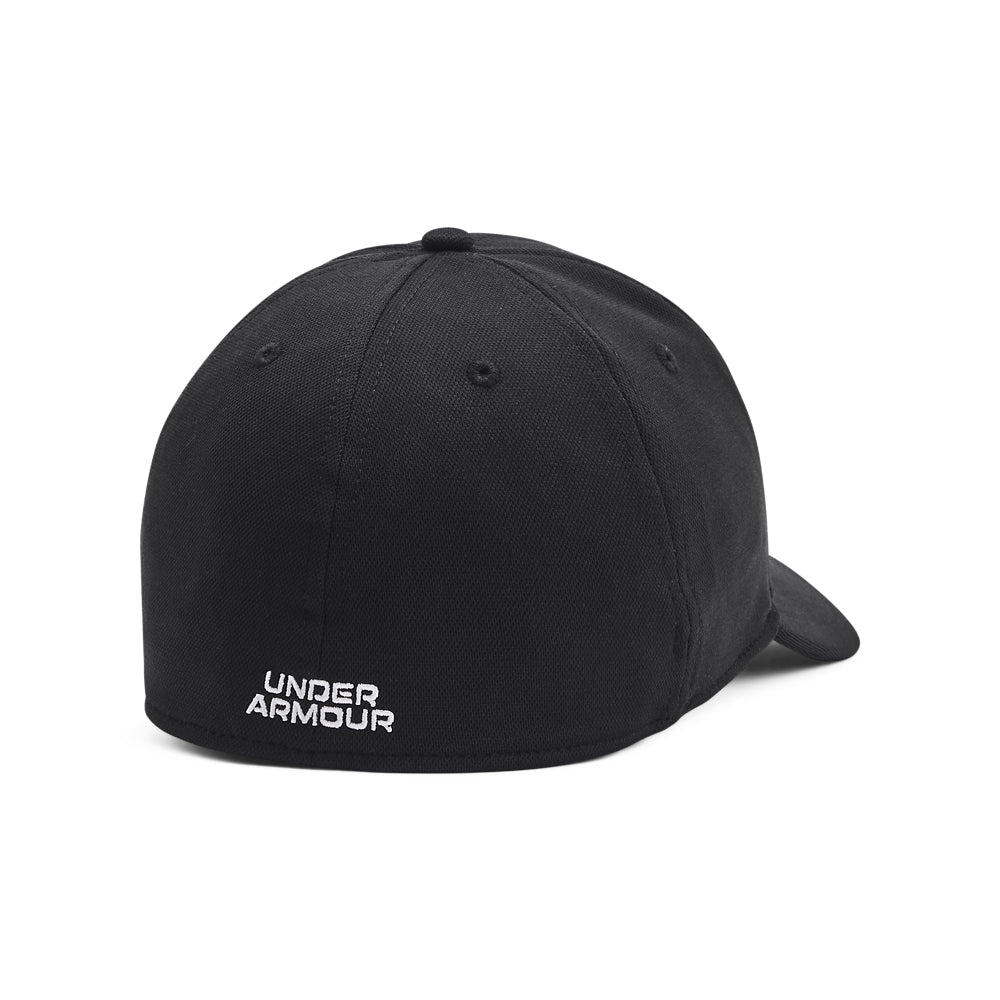 Under Armour Blitzing Cap Black White logo