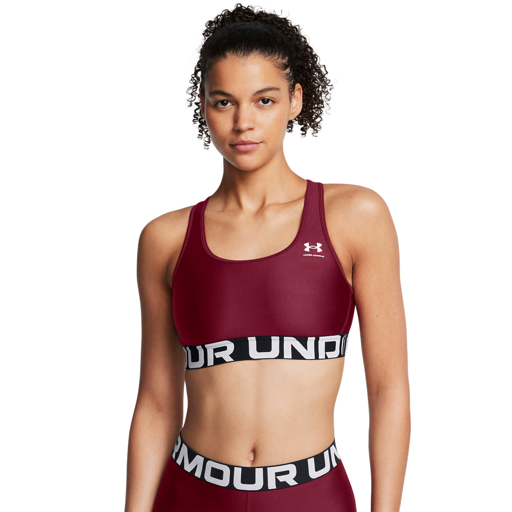 Under Armour Heatgear® Authentics Mid Branded Sports Bra