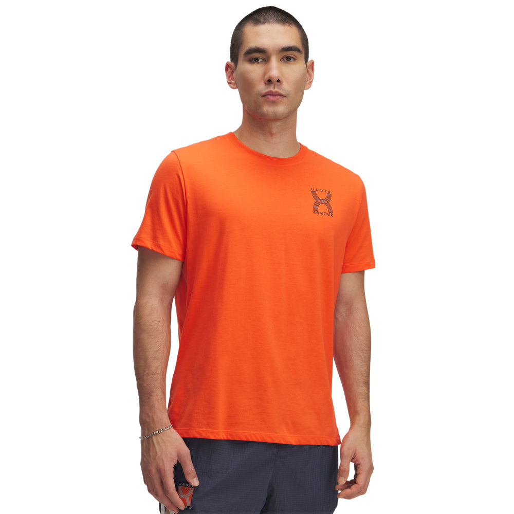 Under Armour Run 96 Short Sleeve Tee Orange