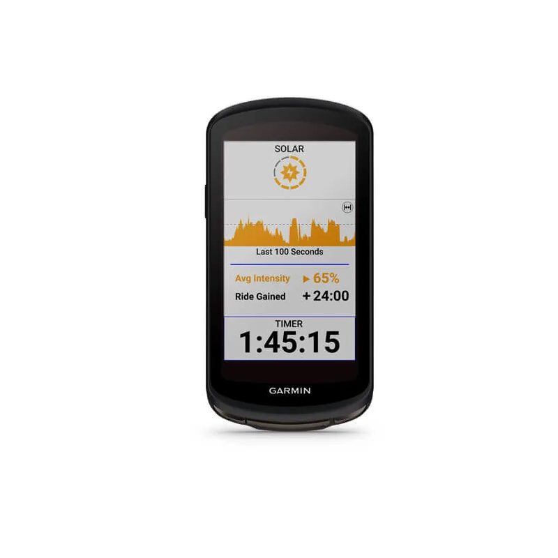 Garmin Edge 1040 Solar GPS Bike Computer: Power Glass, Extended Battery, Navigation