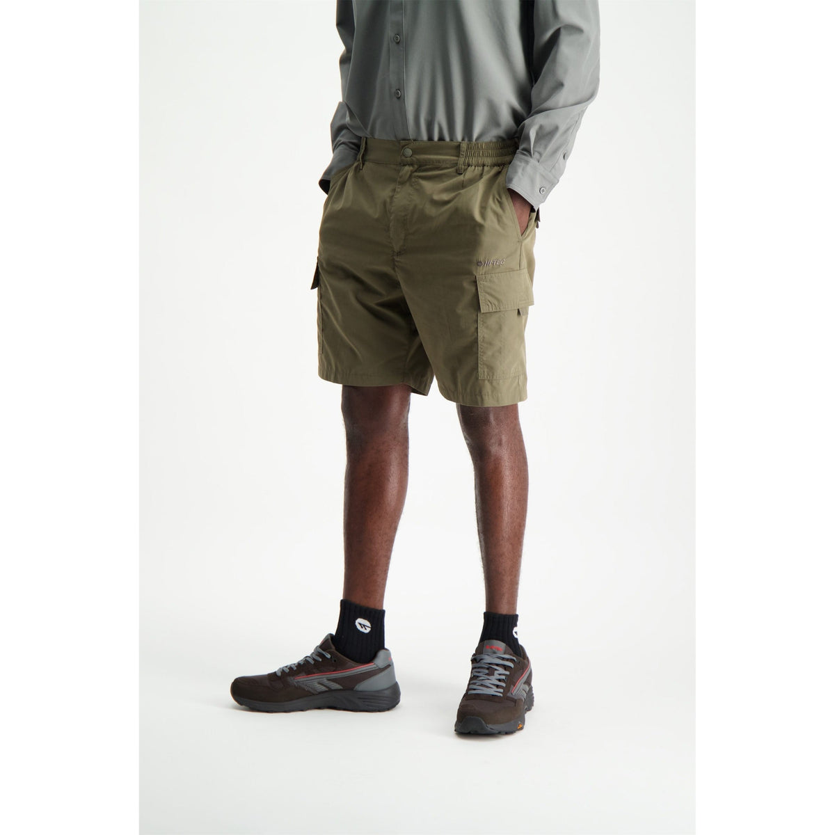 Durable Quick-Dry Men&#39;s Utility Cargo Shorts with Stash Pockets
