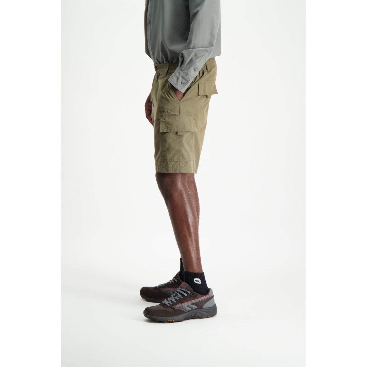 Durable Quick-Dry Men&#39;s Utility Cargo Shorts with Stash Pockets